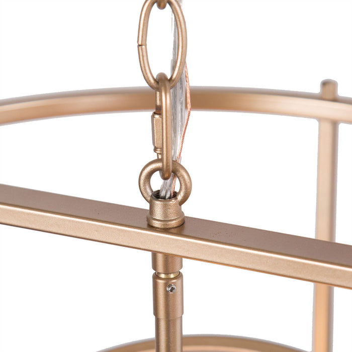 Casmira 3-Light Gold Chandelier