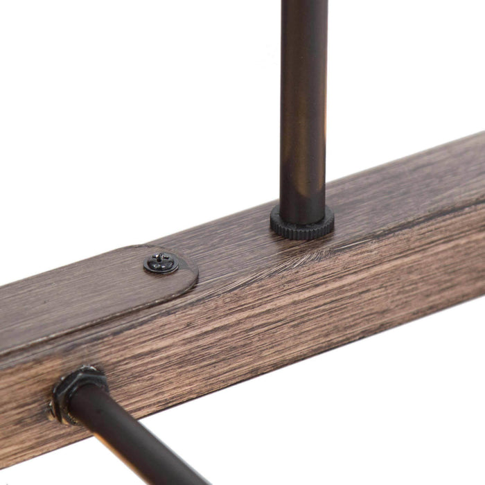 Amthyis 6-Light Wood Island Light
