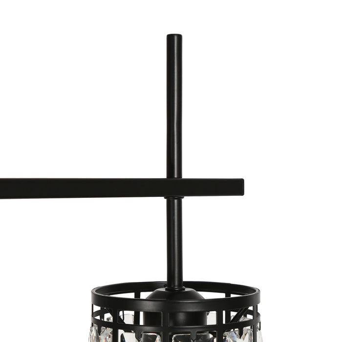 Chispa 3-Light Black Island Lights