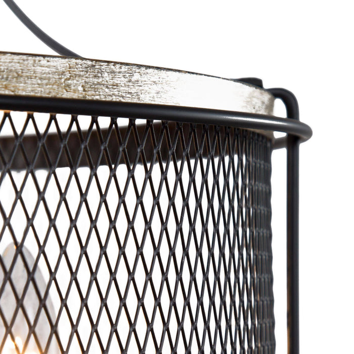 Ophrys 4-Light Black Chandelier