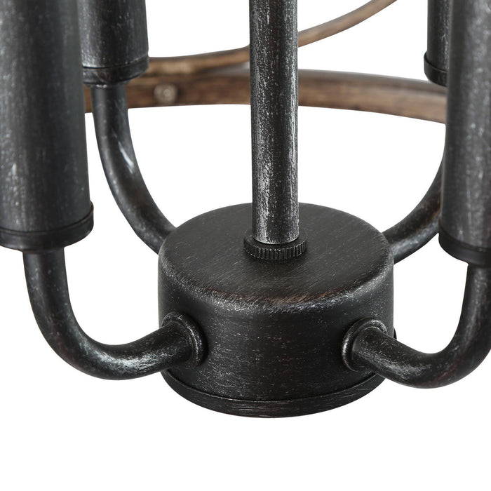 Celosia 4-Light Metal Chandelier