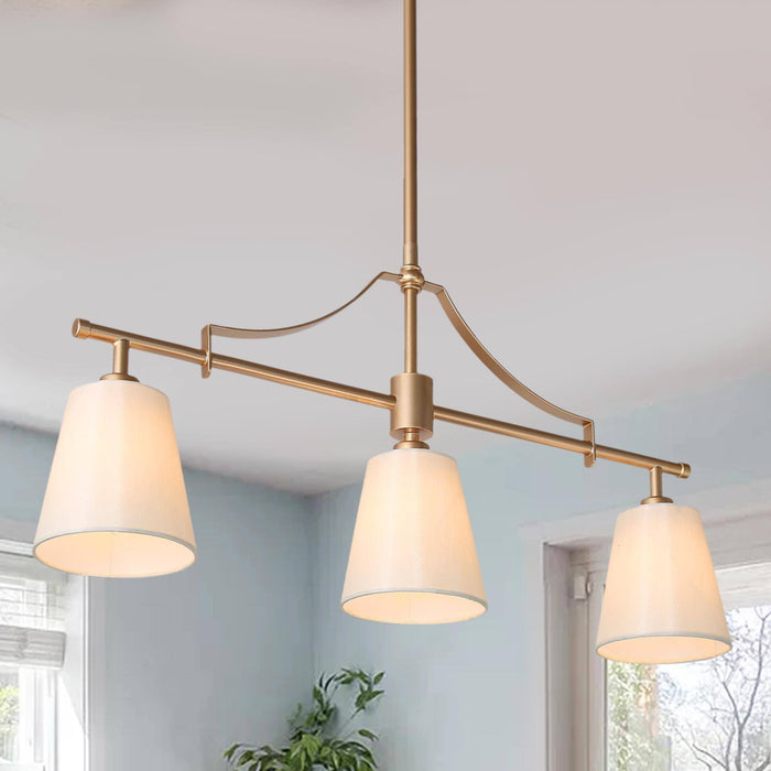 Zorleth 3-Light Gold Island Light