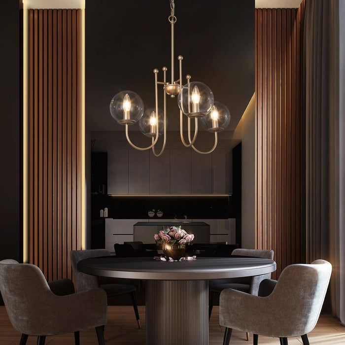 Radilys 4-Light Gold Chandelier