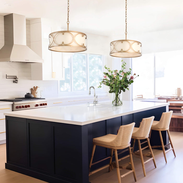 Cumrel 3-Light Gold Chandelier