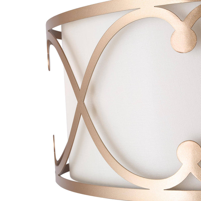 Cumrel 3-Light Gold Semi-Flush Mounts