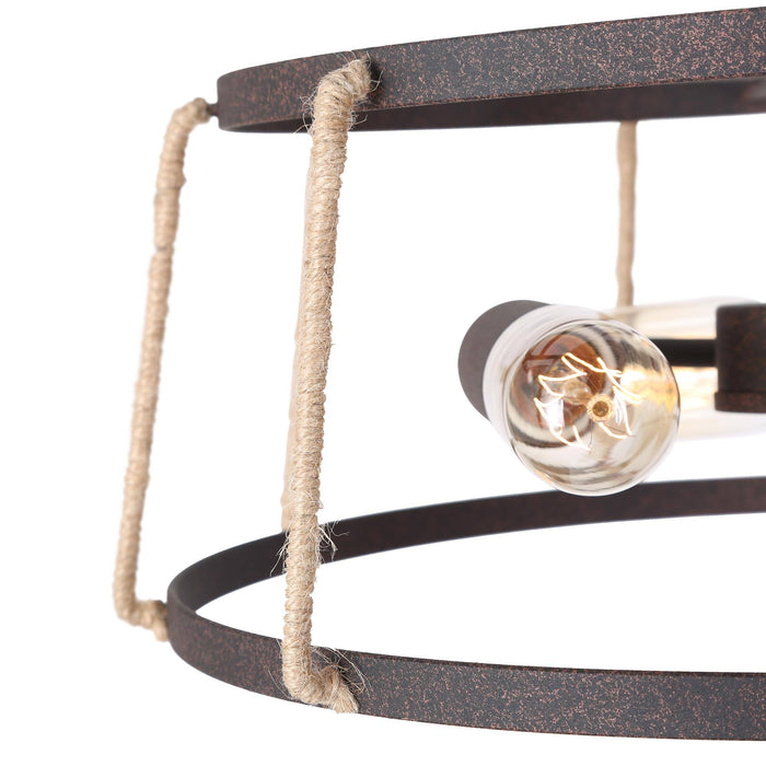 Saibey 3-Light Wood Chandelier