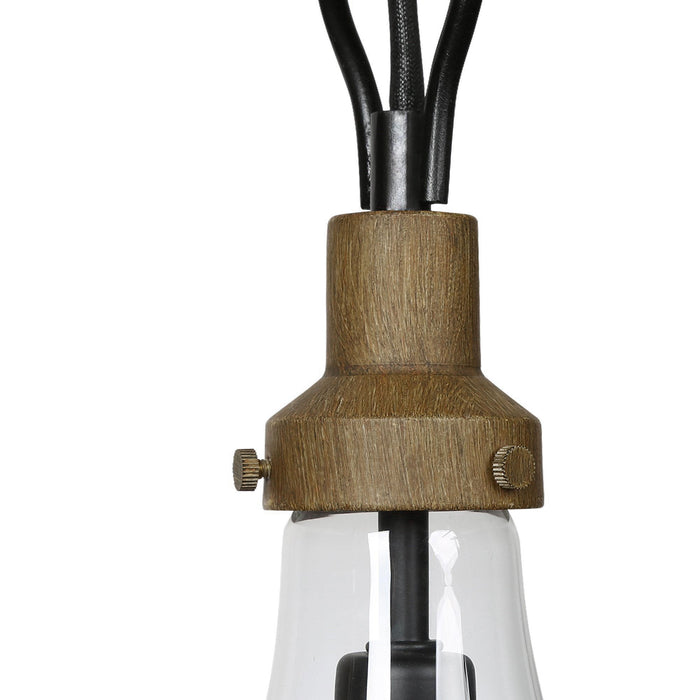 Isavora 3-Light Wood Island Lights