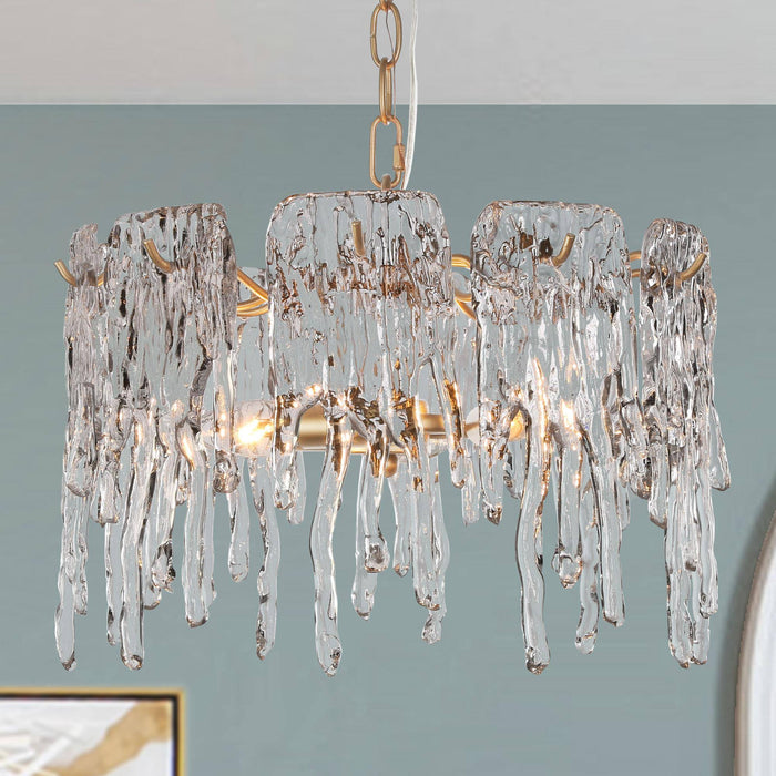 Shodell 3-Light Gold Chandeliers