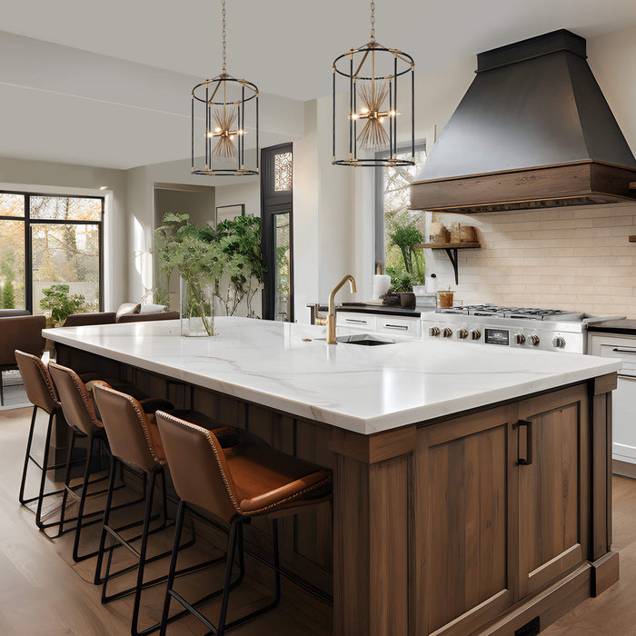 Lanmin 4-Light Chandelier