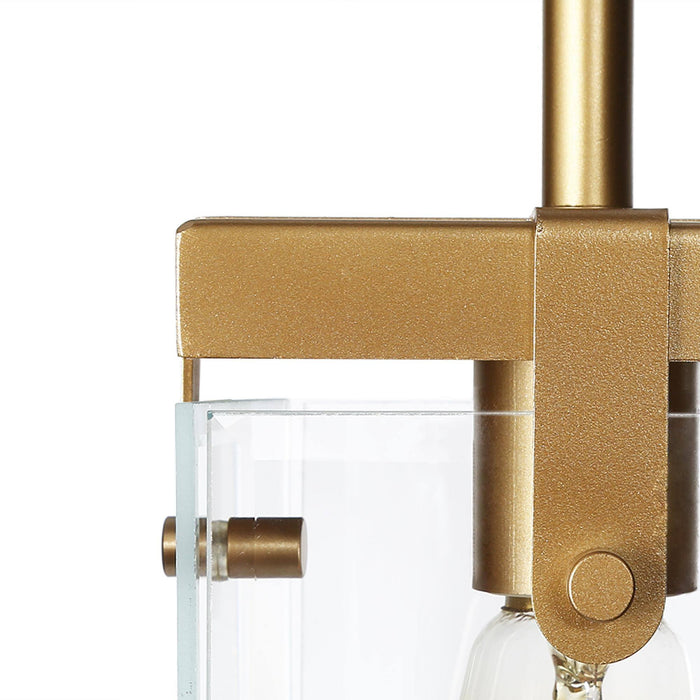 Pernvs 1-Light Gold Pendant Light