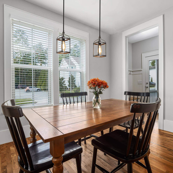 Sereris 1-Light Wood Pendant Lights