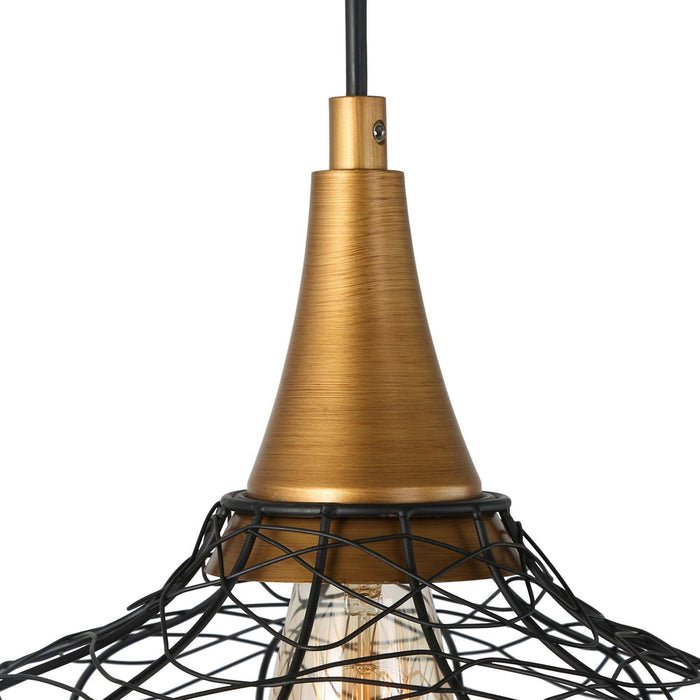 Kendya 1-Light Gold Pendant Light