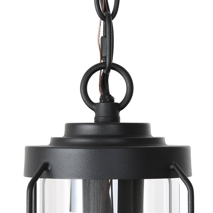 Bovenel 1-Light Black Outdoor Pendant Light
