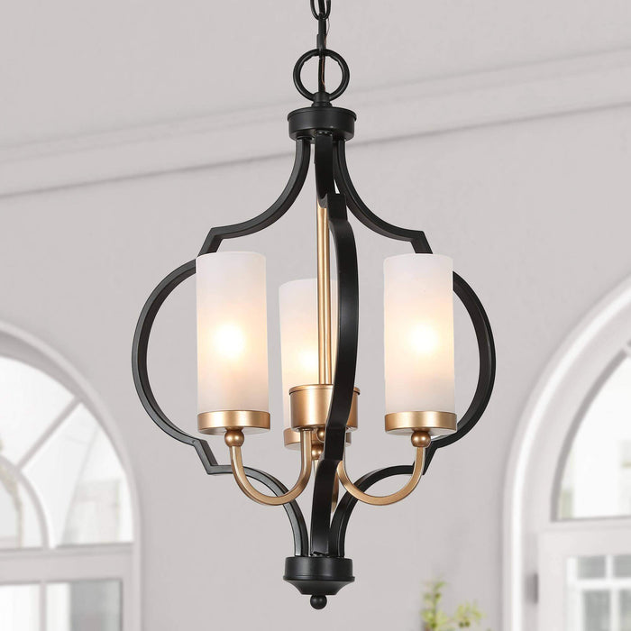Nopari 3-Light White Chandeliers