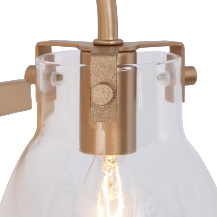 Scropis 3-Light Gold Bathroom Vanity Light