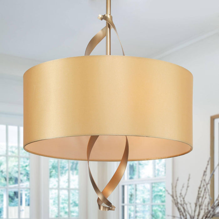 Bucelle 3-Light Gold Chandelier