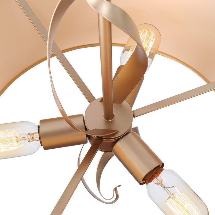 Bucelle 3-Light Gold Chandelier