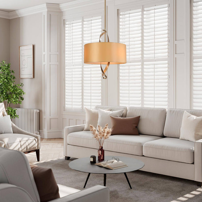 Bucelle 3-Light Gold Chandelier