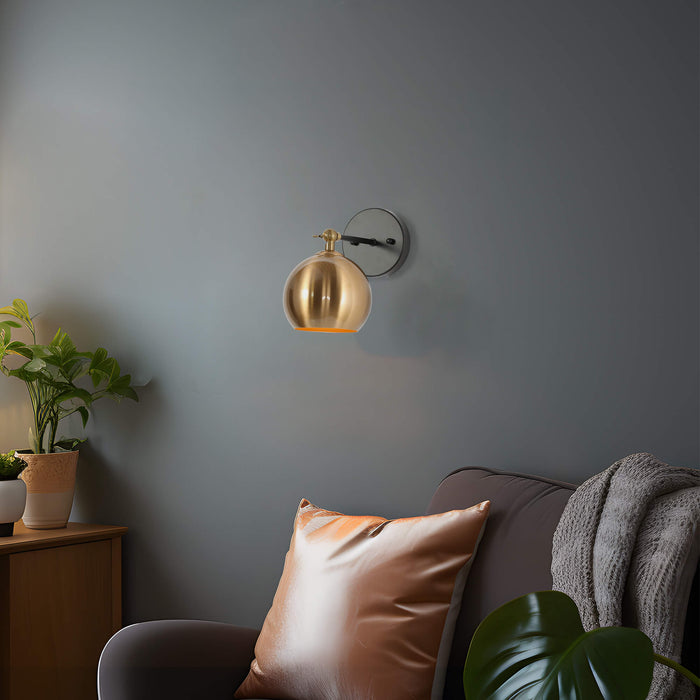 Semeri 1-Light Black Wall Sconce