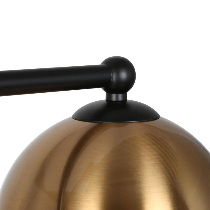 Semeri 5-Light Black and Brass Island Light