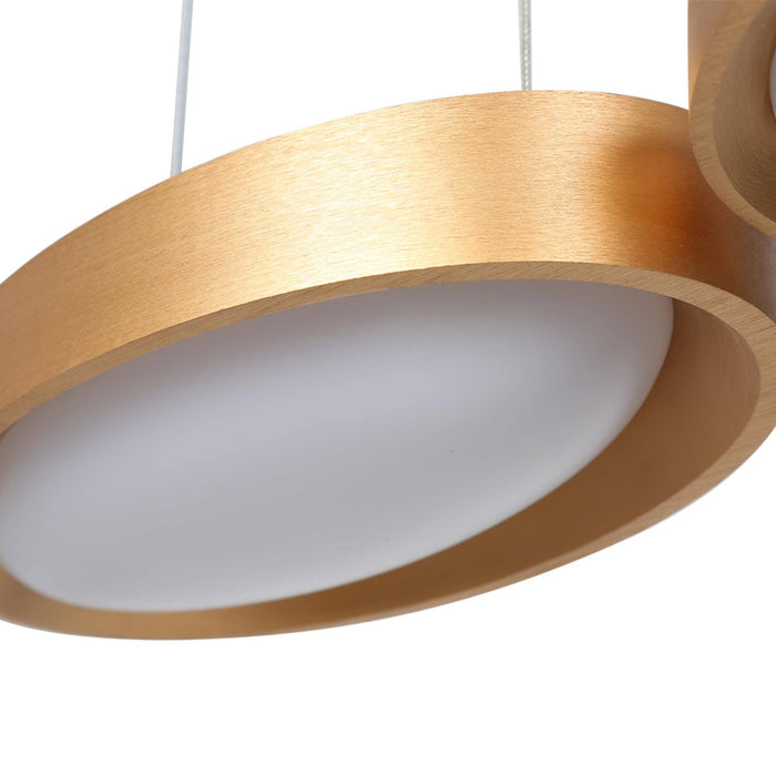 Tabrel 3-Light LED Gold Island Light