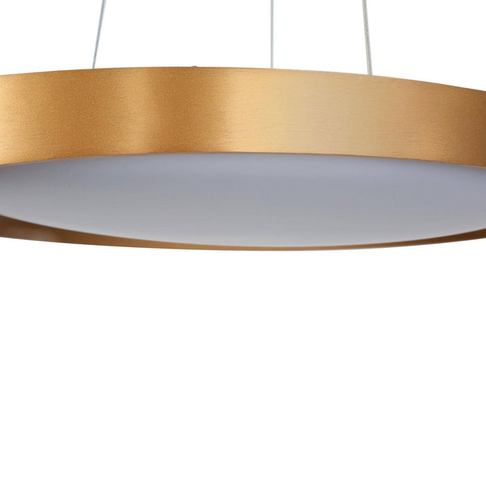 Tabrel 1-Light LED Gold Chandelier