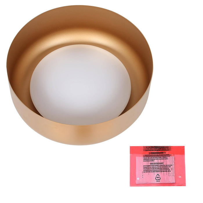 Channor 1-Light LED Gold Flush Mount Light