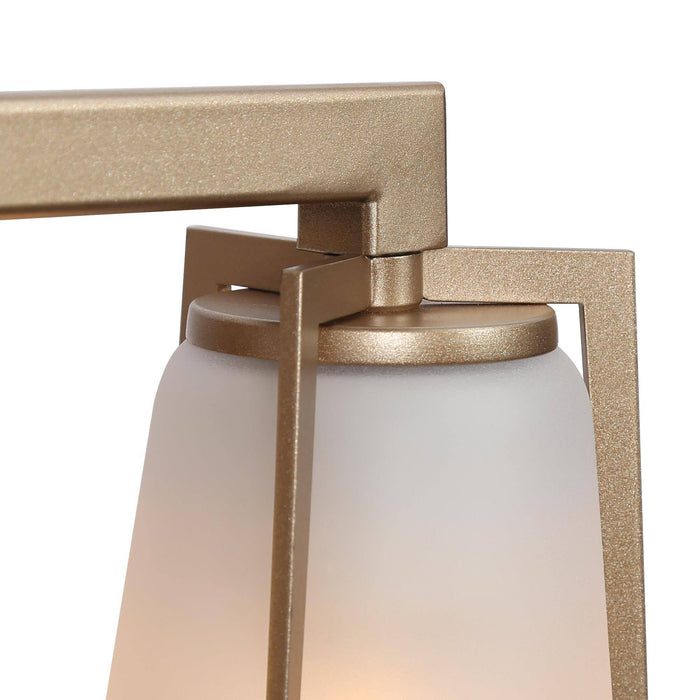 Xylina 2-Light Gold Bathroom Vanity Light