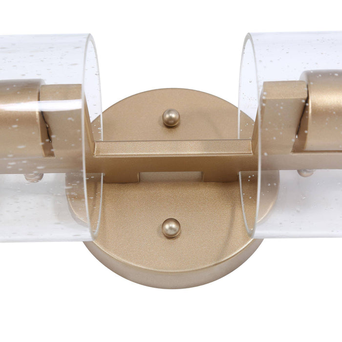 Calenie 2-Light Gold Bathroom Vanity Lights