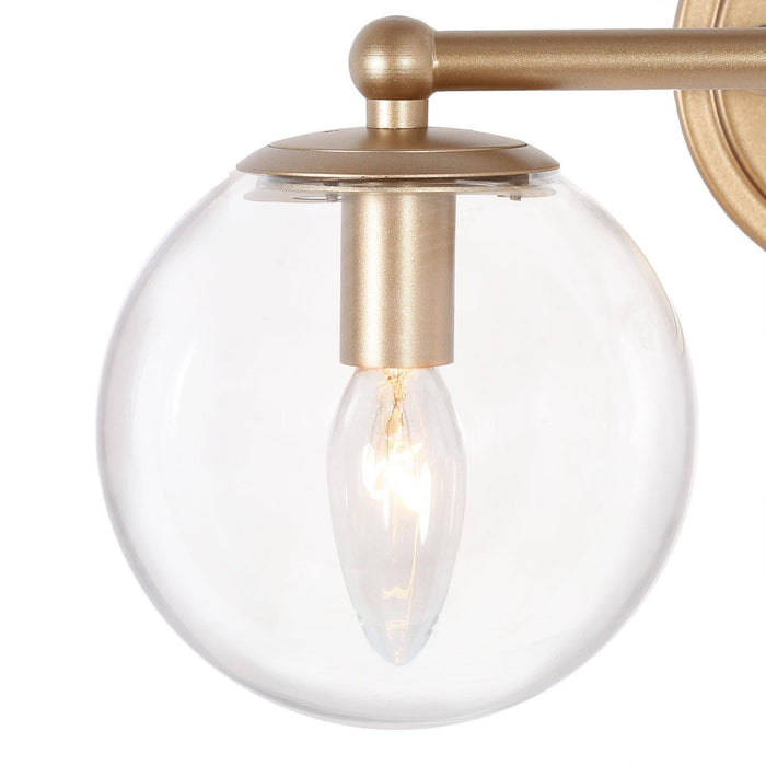 Putali 2-Light Gold Bathroom Vanity Light