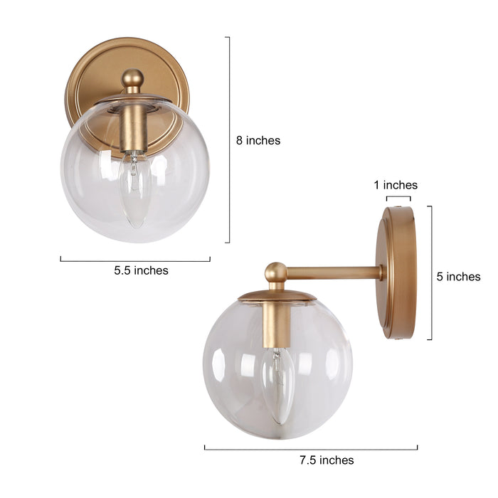 Putali 1-Light Gold Wall Sconces
