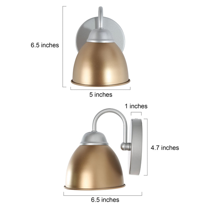 Mythrae 1-Light Gold Wall Sconce
