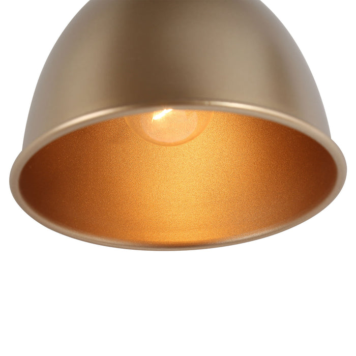 Mythrae 1-Light Gold Wall Sconce