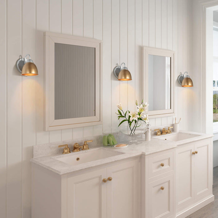 Mythrae 1-Light Gold Wall Sconce