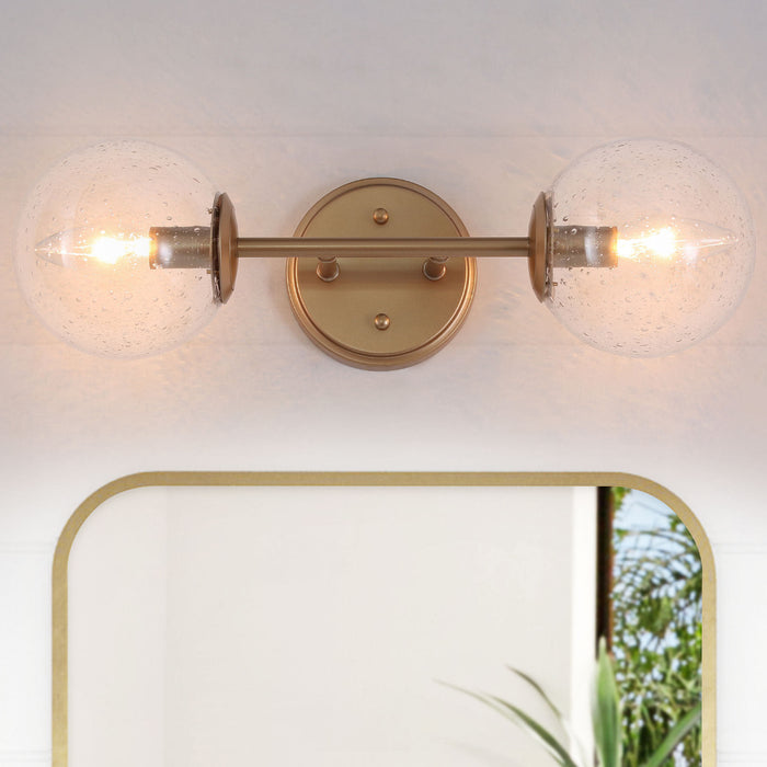 Trigora 2-Light Gold Vanity Light