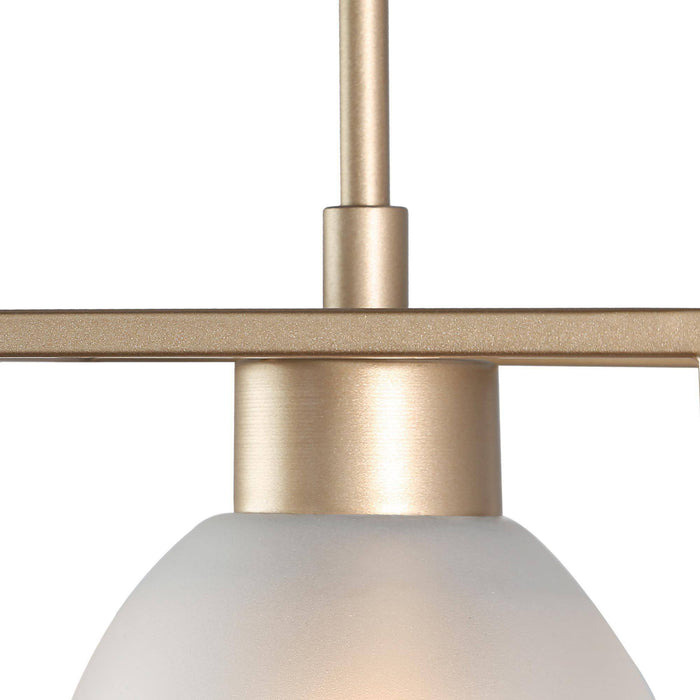 Lorielis 1-Light Black and Brass Pendant Light