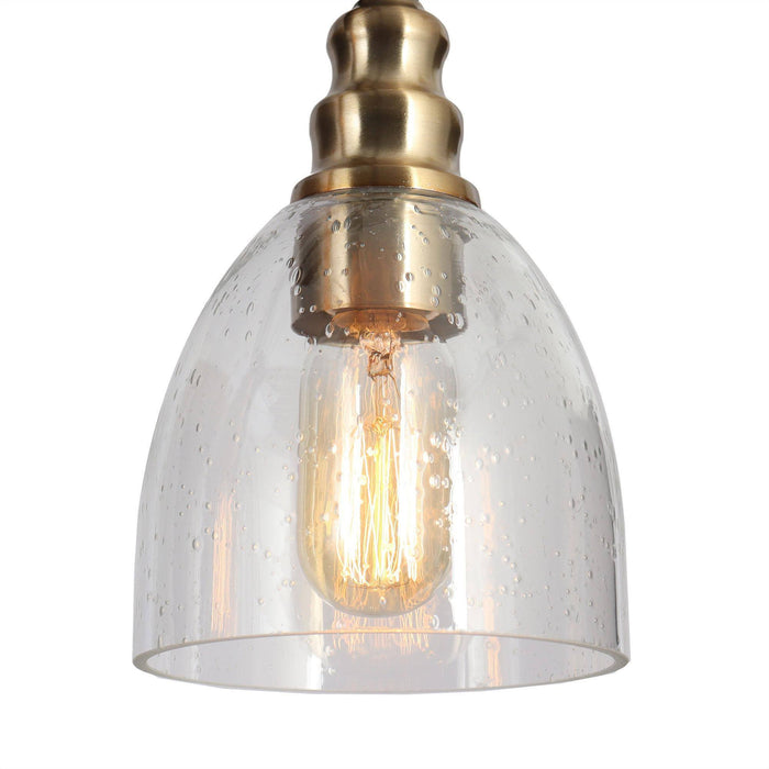 Dstrone 4-Light Black And Brass Island Light