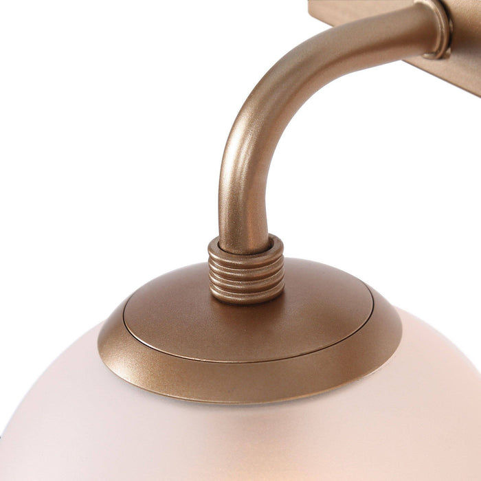 Lanziin 2-Light Gold Bathroom Vanity Light
