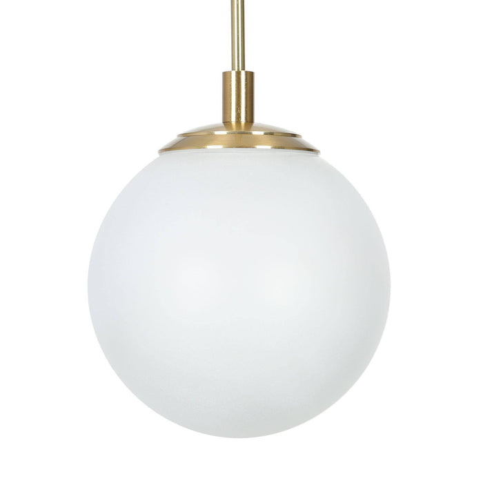 Betoni 5-Light LED Black and Brass Island Light