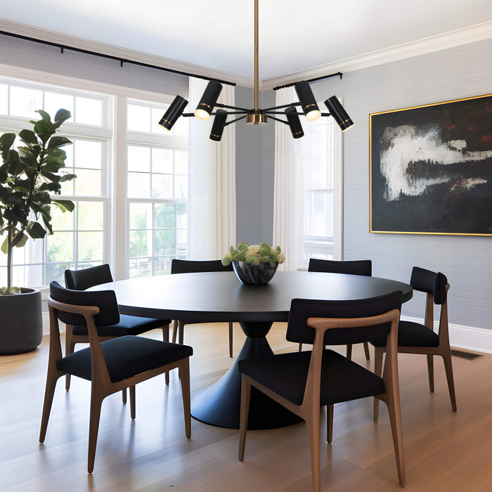 Floeice 6-Light LED Radial Chandelier