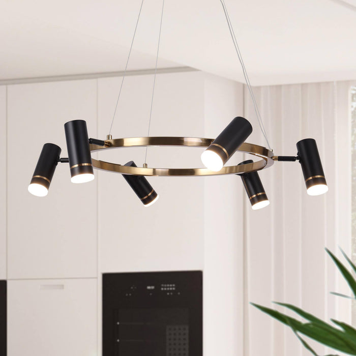 Floeice 6-Light LED Chandelier