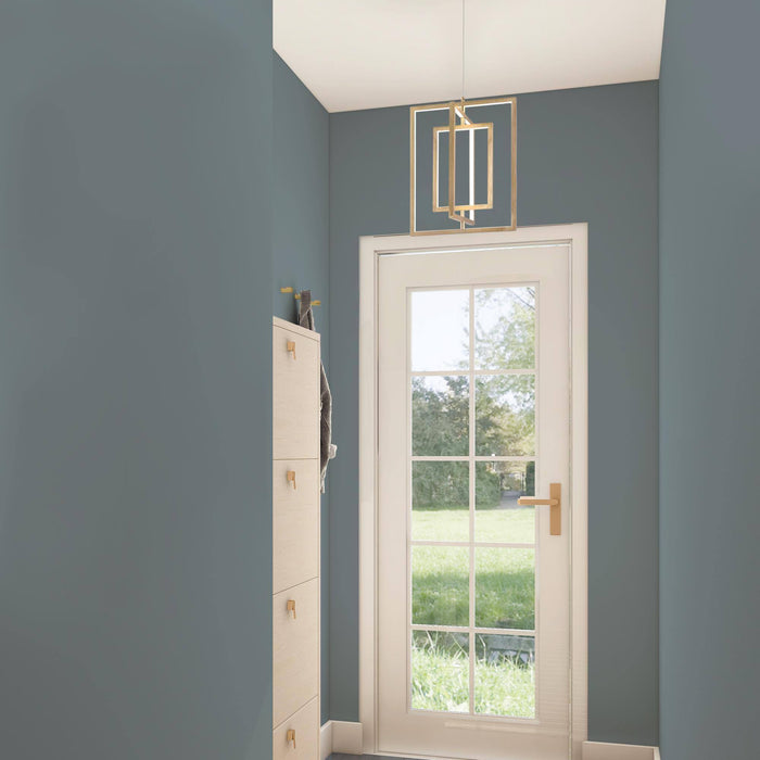 Lithops 3-Light LED Gold Chandelier