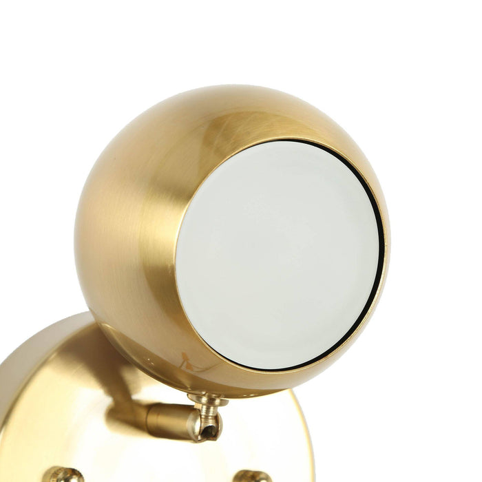 Stelvo 1-Light LED Brass Wall Sconce