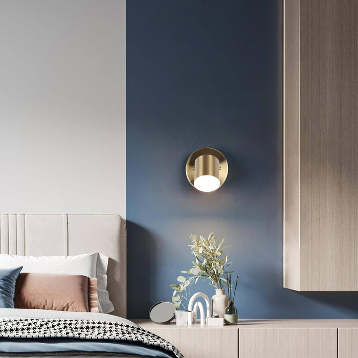 Selagy 1-Light LED Brass Wall Sconce