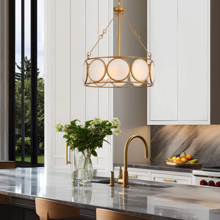 Mirelen 3-Light Gold Chandelier