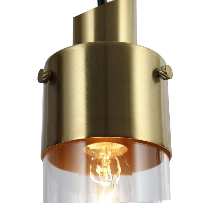 Iphige 1-Light Brass Pendant Light