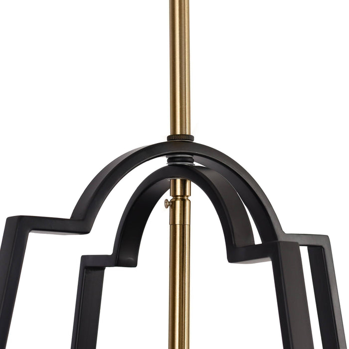 Sunchok 4-Light Wood Chandelier