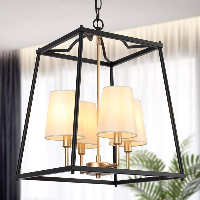 Modany 4-Light Gold Chandelier