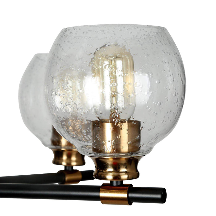 Amiry 5-Light Black and Gold Chandelier