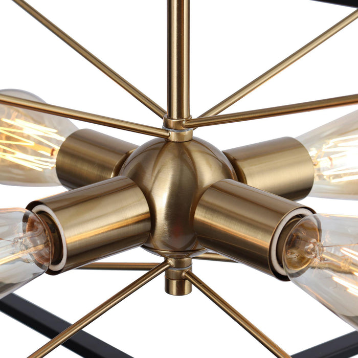 Nexorin 4-Light Metal Chandelier